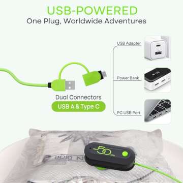 Vacbird Vacuum Bags for Travel with USB Pump, 12 Pack Carry-on Size Compression Packing for Luggage ...