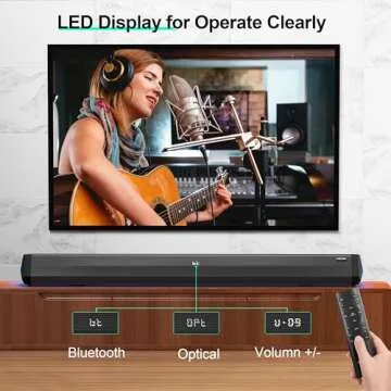 Passau 35 Inch Sound Bar for Smart TVs with Bluetooth