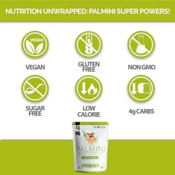 Palmini Linguine Pasta | Low-Carb Pasta, Low-Calorie Hearts of Palm Pasta | Keto Pasta, Gluten Free, Vegan, Non-GMO, Plant Based Pasta, Healthy Noodles | Seen on Shark Tank |(12 Ounce - Pack of 6)