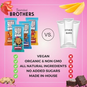 Yo! Bars Organic Vegan Gluten Free Snack for Kids