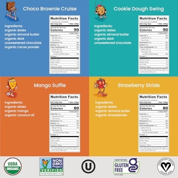 Yo! Bars Organic Vegan Gluten Free Snack for Kids