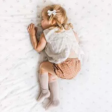 Niceye Baby Hair Clips – 24 Pcs Cotton Bows for Girls