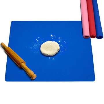 LONGFITE Silicone Baking Mats - Nonstick & Durable