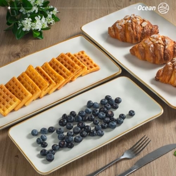 Famiware Ocean Series Microwave Safe Serving Platters
