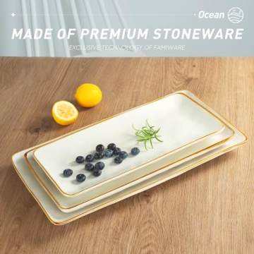 Famiware Ocean Series Microwave Safe Serving Platters