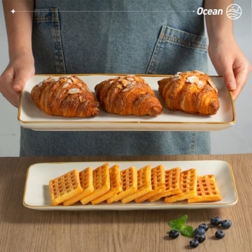 Famiware Ocean Series Microwave Safe Serving Platters