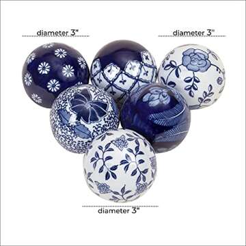 Stunning Deco 79 Ceramic Orbs for Home Décor