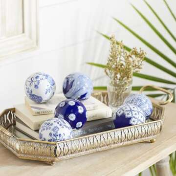 Stunning Deco 79 Ceramic Orbs for Home Décor