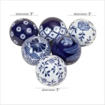 Stunning Deco 79 Ceramic Orbs for Home Décor