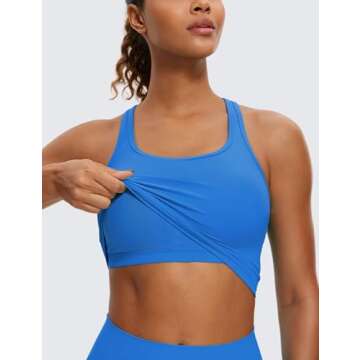 CRZ YOGA Butterluxe Women’s Racerback Crop Tank Top