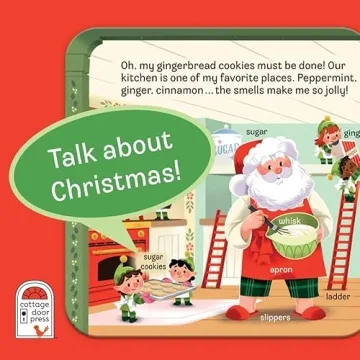 Peek-a-Flap Jolly Christmas Lift-a-Flap Book for Toddlers