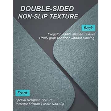 Extra Large Non-Slip Yoga Mat for Home Workouts