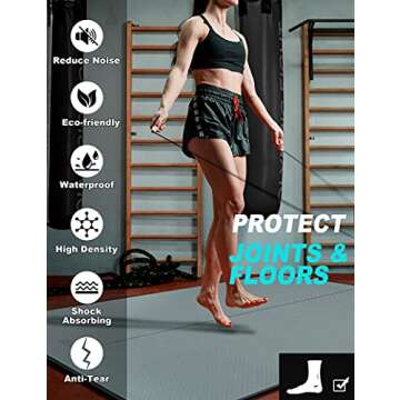 Extra Large Non-Slip Yoga Mat for Home Workouts