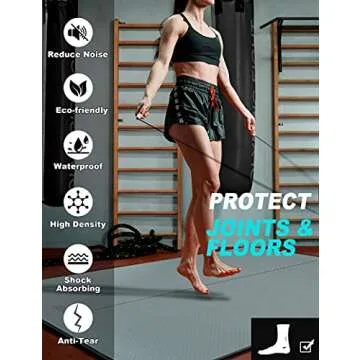 Extra Large Non-Slip Yoga Mat for Home Workouts