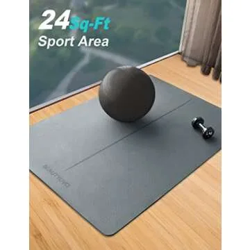 Extra Large Non-Slip Yoga Mat for Home Workouts