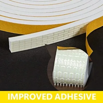 BLOSY Weatherstripping Foam Seal Strip for Noise Insulation
