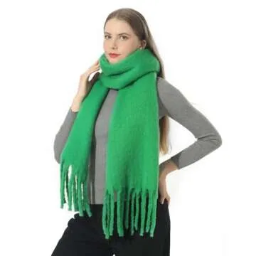 Stylish SUNDSGT Big Scarf Oversized Warm Shawl for Winters