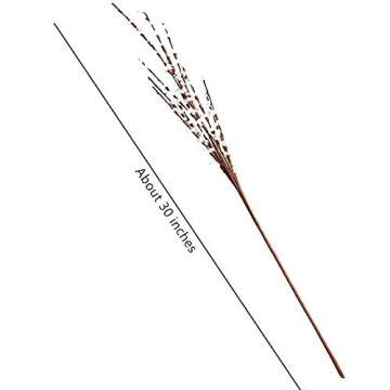 8 Pcs Long Stem Artificial Jasmine Flowers for Decor