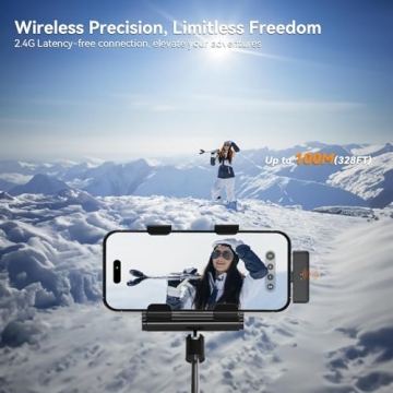 LEVN Wireless Microphone for iPhone/Android Audio Quality