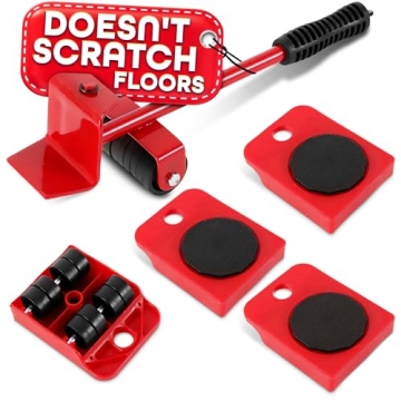 Furniture Lift Mover Tool Set - Effortless Heavy Furniture Moving Sliders
