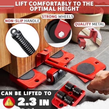Furniture Lift Mover Tool Set for Easy Heavy Furniture Moving