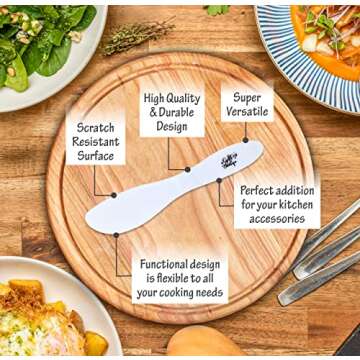 Gift Boutique Heat Resistant Spatula Set, Spatulas for Nonstick Cookware, Small Spatula Kitchen Use, Plastic Spatula Kitchen Utensils, Heat Proof Mini Spatula Turner Flipper, Cooking, Baking (10 Pack)