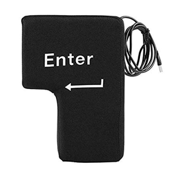VAlinks Enter Pillow - Fun USB Stress Relief Button
