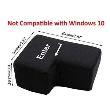 VAlinks Enter Pillow - Fun USB Stress Relief Button