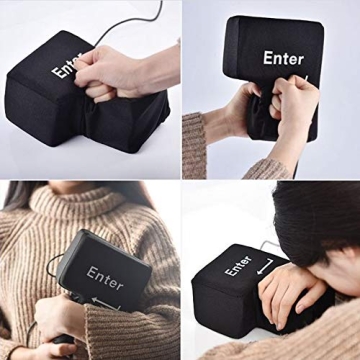 VAlinks Enter Pillow - Fun USB Stress Relief Button