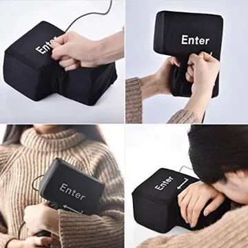 VAlinks Enter Pillow - Fun USB Stress Relief Button