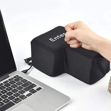VAlinks Enter Pillow - Fun USB Stress Relief Button