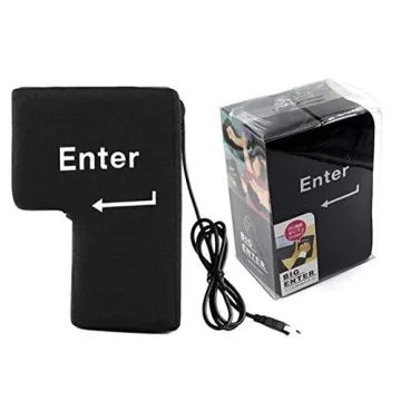VAlinks Enter Pillow - Fun USB Stress Relief Button