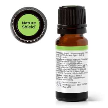 Plant Therapy Nature Shield Essential Oil Blend 10 mL (1/3 oz) 100% Pure, Undiluted, Natural Aromath...