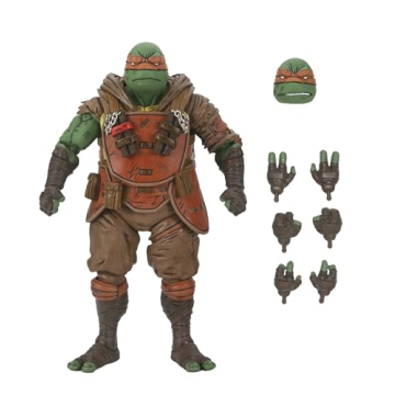 NECA TMNT Last Ronin Flashback Michelangelo Figure
