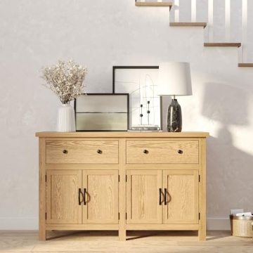 Maven Lane Felix Rustic Large Wooden Sideboard for Homes