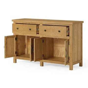 Maven Lane Felix Rustic Large Wooden Sideboard for Homes