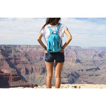 7 A.M. Voyage Mini Dino Backpack (Turquoise)