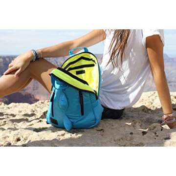 7 A.M. Voyage Mini Dino Backpack (Turquoise)