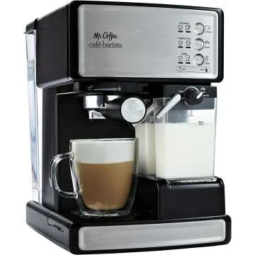 Espresso and Cappuccino Maker with Milk Frother