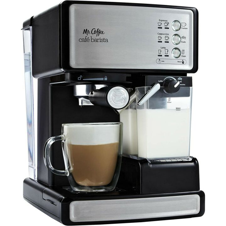 Espresso and Cappuccino Maker with Milk Frother