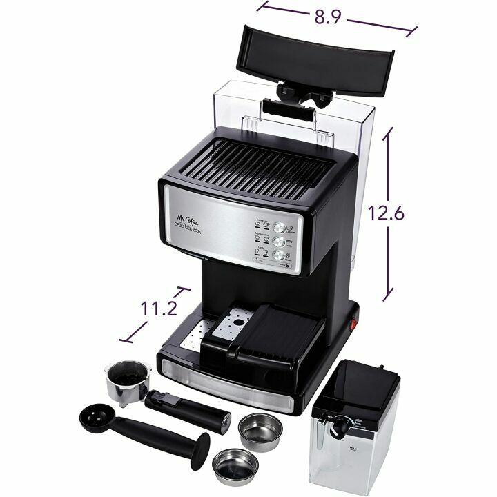 Espresso and Cappuccino Maker with Milk Frother