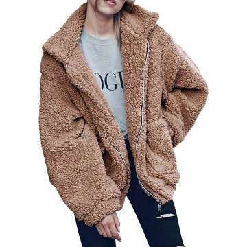 PRETTYGARDEN Women's 2023 Fashion Winter Oversized Coat
