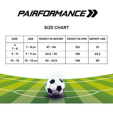 Youth Soccer Jerseys Set for Boys & Girls Age 6-12