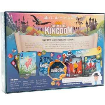 Cover Your Kingdom | Cover Your Assets New & Very Obnoxious Brother | A Magically Malicious Party Game for 2-8 Players 9+