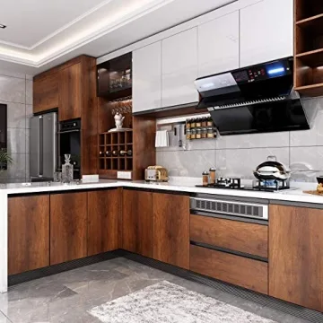 Livelynine Brown Wood Contact Paper for Furniture Decor