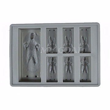 Star Wars Han Solo in Carbonite Silicone Ice Tray - Perfect for Parties and Treats