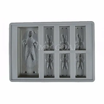 Star Wars Han Solo in Carbonite Silicone Ice Tray - Perfect for Parties and Treats