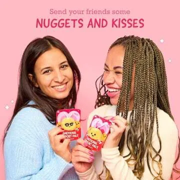 Emotional Support V-Day Nugget Cards by Relatable, Valentine's Plush, Perfect Valentines Cards for Kids Classroom or Gift for Work Friends, Includes 10 Plushies with 10 Cards and a Carrying Case