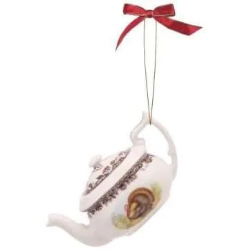 Spode Woodland Mini Tea Set Ornaments - Porcelain Decor