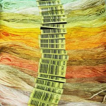ATDAWN Rainbow Color Embroidery Thread,Cross Stitch Threads, Bracelets Floss, Crafts Floss (200 Colour)